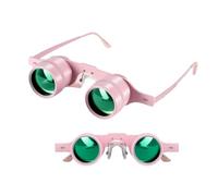 Yunseity Professional Pink Binocular Glasses for Fishing, Theater, Sight Seeing, Bird Watching, Sports, Concerts, TV, Opera Glasses, 10X Magnification, Optical Glass