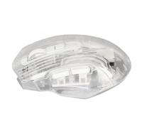 Yunseity RGB Light Transparent MOUSE 3 MOD 7 KEYS RECEIVABLE GAME MOUSE PC For the Phone For the Phone Universal (White)