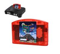 Yunseity SC64 Open Source N64 Flash Cart Cartridge, Supports Retro Games and 64DD, Plays NES/SNES/GB/GBC ROMs Via Emulation, Auto Save Backup, Built in 32GB Card (Red Transparent)