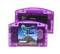 Yunseity SC64 Open Source N64 Flash Cartridge, Supports Retro Games and 64DD, Plays NES/SNES/GB/GBC ROMs Via Emulation, Auto Save Backup, Built in 32GB Card (Purple Transparent)