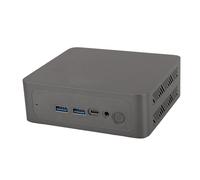 Yunseity Small PC, 2666 MHz Fast Storage Metal Shell Small Desktop Computer High Speed Wireless Connectivity Technology Simple Setting for the Trip (UK Plug 8GB+256GB)