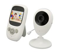 Yunseity Smart Baby Monitor 2.4inch Display Night Real Time Temperature Monitoring for Baby Camera Monitoring, CMOS Sensor (UK Plug)