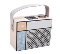 Yunseity Speakers, Base Enhancement System 5W Stereo Sound Small Speaker Type C Fast Charging for Outdoors (Light Yellow)