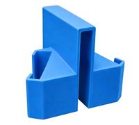 Yunseity Tennis & Pickleball Net Camera Mount, Two Perspectives Net Phone Holder, Courtside Phone Mount for Match Recording, Training Analysis & Live Streaming (Blue)