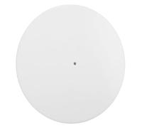 Yunseity Turntable Mat, Prevent Slip Low Noise Record Player Platter Mat Acrylic for 12 Inch Record Player (White)