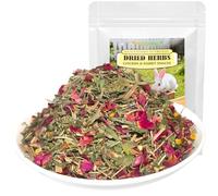 YUNSHAN 6 oz Chicken Nesting Dried Herbs Chicken and Rabbit Nesting Box Mix, Natural Flower Blend with Lavender, Chamomile, Rose for Small Pets, (Rose Petals-6.0OZ)