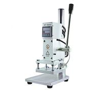 YUNSHINE 220V Hot Foil Press Stamping Machine Printer Manual Digital Temperature Control Embosser for Paper Card Maker Leather PVC PU Wood (Press Board Size:8x10cm)