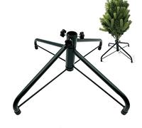 YUNSTK 35cm Christmas Tree Stand for Artificial Trees, Metal Xmas Tree Stand Folding Christmas Tree Holder Base for 4 Foot Tree, Green Replacement Christmas Tree Legs Christmas Decoration Accessories