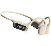 YUNTA Luvant Bone Conduction Headphones,IPX8 Professional Waterproofing(Warm White)