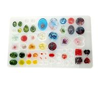 Yuntop Jewelry Casting Molds, Large Silicone Mold for Resin Epoxy DIY Crafting, Earring, Pendant, Studs Jewelry Making