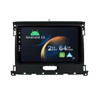 YUNTX [2G+64G] Android 15 Car Stereo Fit for Ford Ranger 2015-[Built-in CarPlay/Android auto/GPS/Mirror Link/Bluetooth 5.0/Dual WiFi/4G/USB/]-Free Camera-9” IPS Touch Screen