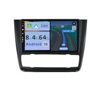 YUNTX [4GB+64GB] Android 16 2 Din Car Stereo Fit for BMW 1 Series E81 E82 E87 E88 (2008-2012)-[Built-in Wireless CarPlay/Android Auto/DSP/GPS Navi/Bluetooth 5.0]-9" IPS Touch screen-CAM+MIC