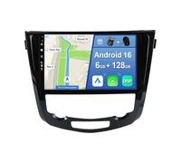 YUNTX [6GB+128GB] Android 16 2 Din Car Stereo Fit for Nissan X-Trail Qashqai j11 Rouge 2014-2017-[Built-in CarPlay/Android auto/DSP]-Free Camera-Support DAB/Steering Wheel Control/MirrorLink/WiFi/USB