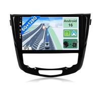 YUNTX [6GB+128GB] Android 16 2 Din Car Stereo Fit for Nissan X-Trail Qashqai j11 Rouge 2014-2018-[Built-in CarPlay/Android Auto/DSP/GPS]-IPS 2.5D 10.1” Touchscreen-Camer MIC-DAB/360 Camera