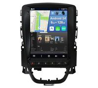 YUNTX IPS [6GB+128GB] Android 14 2 Din Car Stereo Fit for Vauxhall Excelle GT/XT Astra J (2006-2016)-[Built-in CarPlay/Android Auto/DSP]-Free Camer MIC -Support DAB/Steering Wheel Control/360 Camera