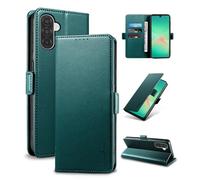 YunuBeyii Wallet Flip Case for Samsung Galaxy A17/A26 5G - [RFID Blocking] Luxury PU Leather Card Holder Magnetic Phone Cover with Kickstand,Shockproof Protective Case,Green