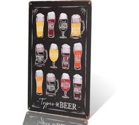 Yunuo-BEER Slogans Tin Sign Bar Wall Decor Club Metal Crafts Cheers Decor Painting Plaques Art Poster