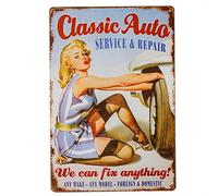 Yunuo Garage Sign Pin Up Full Service Vintage Metal Tin Posters Home Wall Decor Art Plaque (08)