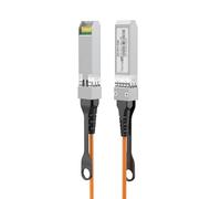 YunvoFib 10G SFP+ to SFP+ Active Optical Fiber Cable Direct Attach Copper with Multi-Mode Fiber Cable for Cisco,MikroTik,Ubiquiti...Etc Switch(AOC 20Meters)