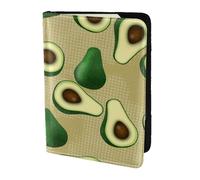 YUNWEIKEJI Avocado Dot Brown, Passport Holder PU Leather Travel Wallet Passport Case Passport Covers 5.5 in