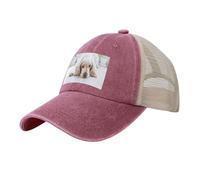 YUNWEIKEJI Cocker Spaniel Brown Spaniel Sad Dogs Dogs Pets, Classic Dad Hats Adjustable Trucker Hats Cowboy Mesh Baseball Cap