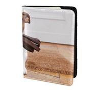 YUNWEIKEJI Dogs Jack Russell Terrier Animals, Passport Holder PU Leather Travel Wallet Passport Case Passport Covers 5.5 in