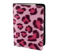 YUNWEIKEJI Pink Zebra Print, Passport Holder PU Leather Travel Wallet Passport Case Passport Covers 5.5 in