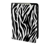 YUNWEIKEJI Zebra Print, Passport Holder PU Leather Travel Wallet Passport Case Passport Covers 5.5 in