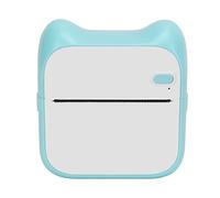 Yunxwd Pocket Wireless Bluetooth Printer Wrong Question Printer 203DPI USB Charging Portable Printer Picture Printer for Home School Office Blue