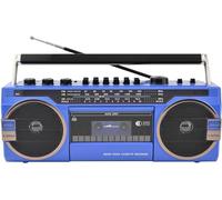 YUNYHAO Portable Speaker CD Tape Player/Cassette Recorder Radio/Classic 80s Style Retro Bluetooth Cassette Recorder And AM/FM Radio Speaker/Cassette Recorder For Family Party Travel