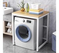 YUNYHAO Washing Machine Storage Rack, Kitchen Bathroom Frame, Adjustable Non -slip Feet, Saving Space Dryer Racks, Bathroom Storage Racks, Balcony Racks (Color : A)