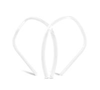 YunYiYi 2pcs Ear Hooks, Compatible with Jabra Style Bluetooth Headset, Solid Flex Plastic, for Sport Applications