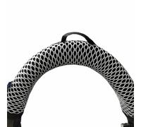 YunYiYi Flex Fabric Headband Cover Compatible with Sony MDR-7506,MDR-V6,MDR-V600,MDR-V900,MDR Z600,MDR-7509, MDR-CD900ST, MDR-M1ST Headset Headband Cushion Pad Protector DIY Installation (Silvery)