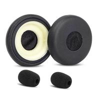 YunYiYi HSC018W Evolve 65 UC Ear Cushion Replacement Compatible with Jabra Evolve 65 UC 65MS / Evolve 20 30 40 65 UC/MS/SE Headset Ear Cover Earpad