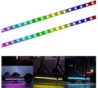 YUNYODA Electric Scooter LED Light, LED Strip Light with Waterproof Foldable Safety Skateboard Decorative Light for Xiaomi M365/m365 pro/Wide Wheel Kick Scooter Outdoor 50 CM
