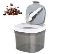 YUNYOUC Coffee Bean Storage Container, Airtight Coffee Container with Lid & Scoop, 800 ML BPA-Free Plastic Kitchen Food Storage Canister for Spices, Herbs, Candy, Snacks (800ml)