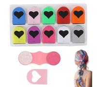 YUNYU 10 Colors Washable & Temporary Hair Chalk Set - Vibrant Non-Damaging Hair Color for Cosplay, Costume Props, Fan Events, Hair Extensions/Wigs Styling