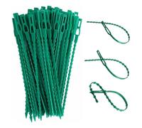 YUNYU 100Pcs Adjustable Garden Support Ties, 22CM Secure Plant Attachment in Horticulture and Gardening | Flexible & Reusable Clips for Tomatoes, Cucumbers, Vines