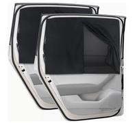 YUNYU 2 pcs Car Sun Shades with Certified UV Protection | Universal Side Window Mesh Screens for Baby, Kids & Pets | Fits Most Passenger Vehicles