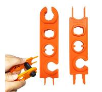 YUNYU 2Pack Solar Connector Wrenches, Professional MC4 Connector Tool with Tensioner Design, Quick-Release PV Cable Spanner for Solar Panels, Wire & Plug Assembly/Disassembly