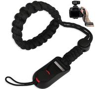 YUNYU Camera Wrist Strap, Quick Release Paracord, Black, Adjustable for DSLR/Mirrorless