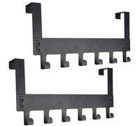 YUNYU Over The Door Hook, Over Door Towel Rack Coat Hanger, Coat Rack for Hanging Clothes,Towels,Behind Back of Bathroom