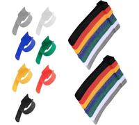 YUNYU Reusable Cable Ties - 140 Pack Colourful Cable Organisers with Cat Design for Tangle-Free Cord Management of Headphones, Data & Power Cables at Home or Office