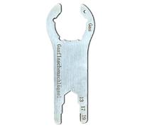 YUNYU Stainless Steel Cylinder Key - Multi-Function Regulator Spanner with Integrated Bottle Opener, Outdoor Camping Tool for Propane & Butane Tanks