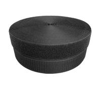 YunYunStrap Hook and Loop Tape Sew On 50MM Grey Black Back Side Non Self Adhesive Nylon Strips Fabric Fastener Interlocking Tape for Clothing, Crafts DIY, Sewing Projects Around Home and Office