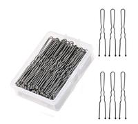 YunYunStrap U Shaped Hair Pins 300-900 Count, 2.8 Inch Buns Waved Hair Pins for Updos with Box for Women Lady Girls Bobby Pins
