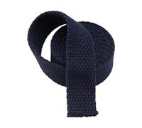 YunYunStrap Webbing Strap for Bags 25mm Dark Blue, 10Yard Cotton Webbing for Bag Handles Tote Bag Purse Strap Belt Making DIY Crafts