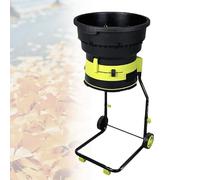 yunzhenzhen Electric Wood Chipper Leaf Mulcher Compost Shredder 2500W Garden Leaf Crusher with Wheels and Storage Bag Garden Cleanup Tool Blade-free System Leaf-Shredder
