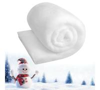 Yunzhou1230 Fake Snow Blanket, 31.5" x 7.9ft Soft White Artificial Snow Roll for Christmas Village, Winter Wonderland Decorations, White Christmas Snow Blanket for Displays, Holiday Decor