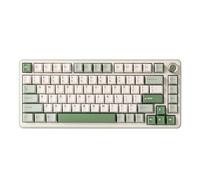 YUNZII B75 PRO Wireless Mechanical Keyboard,75% Gaming Keyboard Gasket Hot Swap Custom Keyboard with Knob,Pre-lubed Switches RGB,Bluetooth/Type-C/2.4G (Matcha Green, Cocoa Cream V2 Switch)